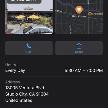 Philz Coffee - Closes at 7 pm - Coffee & Tea Near Me - Studio City, California Philz Coffee - Closes at 7 pm - Coffee & Tea Near Me - Studio City, California