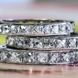 Redlands Diamond District - Our very own French diamond cut eternity bands