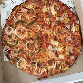 Vinnie’s Brick Oven Pan Pizza - Half "The Gramps" half The "Critic" - Pizza Near Me - Millburn, New Jersey Vinnie’s Brick Oven Pan Pizza - Half "The Gramps" half The "Critic" - Pizza Near Me - Millburn, New Jersey