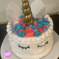 Stoney's Pastries Cakes and More - Unicorn themed baby shower cake