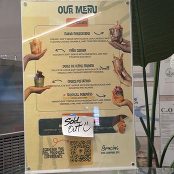 Frio Frio - Menu - Desserts Near Me - Washington, DC, District of Columbia