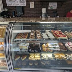 Mi Islas Bakery - Display case with some cakes and pastry