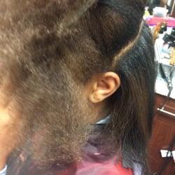 Badazz Hair By Cynthia - Blow drying and flat iron looks better than when it was relaxed!