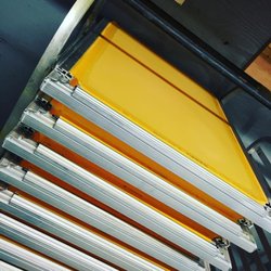 Printology Screen Printing and Embroidery - Freshly washed screens.