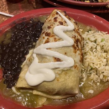 Oscar's Cafe - Chili verde burrito- no flavor and gross soggy tortilla. - Mexican Near Me - Springdale, Utah