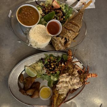 La Parrilla - fried queen snapper, stuffed lobster - Latin American Near Me - Luquillo, Puerto Rico La Parrilla - fried queen snapper, stuffed lobster - Latin American Near Me - Luquillo, Puerto Rico