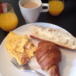 Made breakfast in our apartment using ingredients from the market