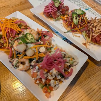 Bajamar Seafood & Tacos - Ceviche Sampler, Baja Tour Tostadas - Seafood Near Me - Henderson, Nevada