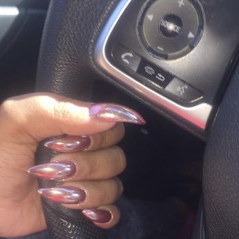 Pearly Nails & Spa - Chrome nails done by cindy - Nail Salons Near Me - Upland, California