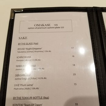 Yasu - Simple menu. - Japanese Near Me - Toronto, Ontario Yasu - Simple menu. - Japanese Near Me - Toronto, Ontario