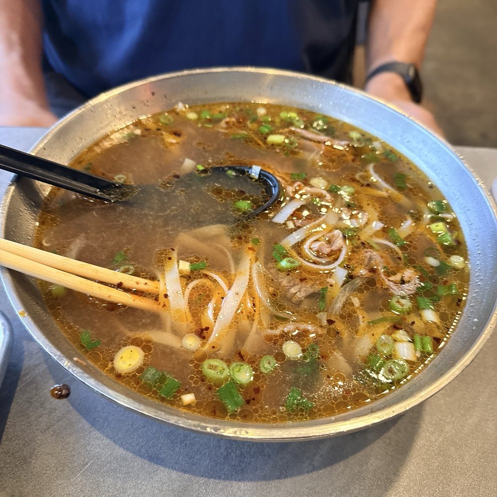 #4 brisket and meatballs with fresh noodles