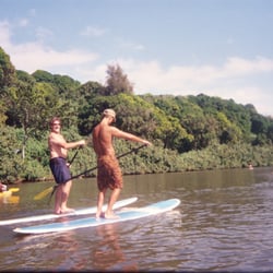Ethansage - Stand-up paddle Hanalei River or  Stand-up paddle surf Hanalei Bay
