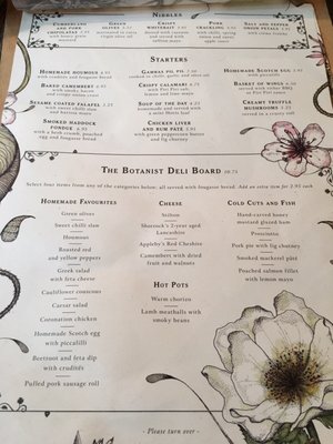 Menu photo 7 The Botanist Newcastle, XTW