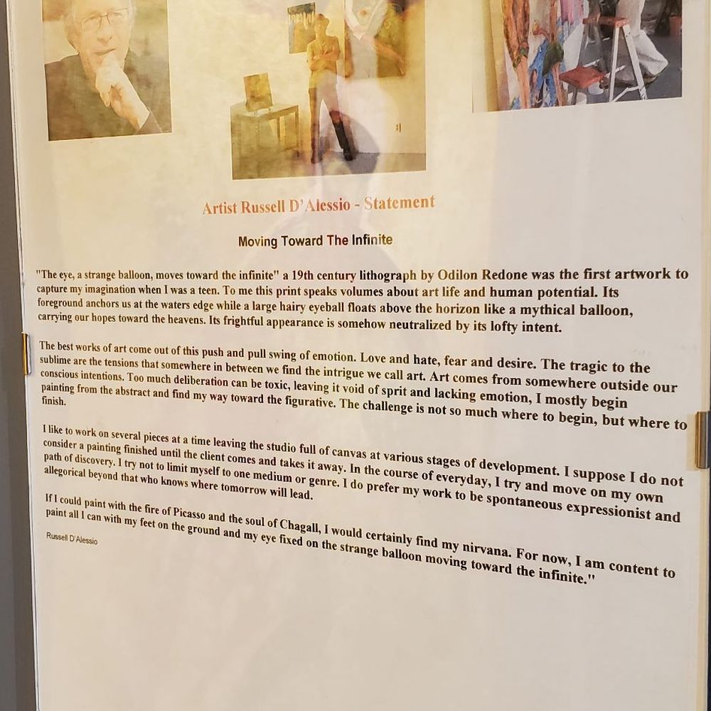 Russell Dalessio - Artist statement - Art Galleries Near Me - Bar Harbor, Maine Russell Dalessio - Artist statement - Art Galleries Near Me - Bar Harbor, Maine