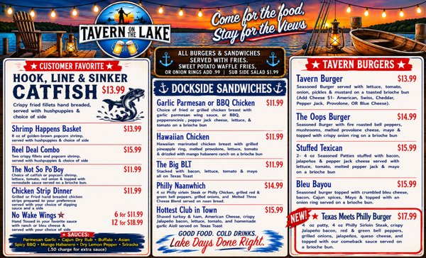 Menu photo 4 Tavern on the Lake Weatherford, TX Menu photo 4 Tavern on the Lake Weatherford, TX