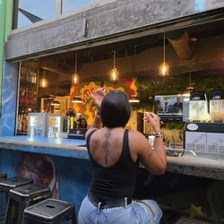 Dukunoo Jamaican Kitchen - Outside part of the bar area