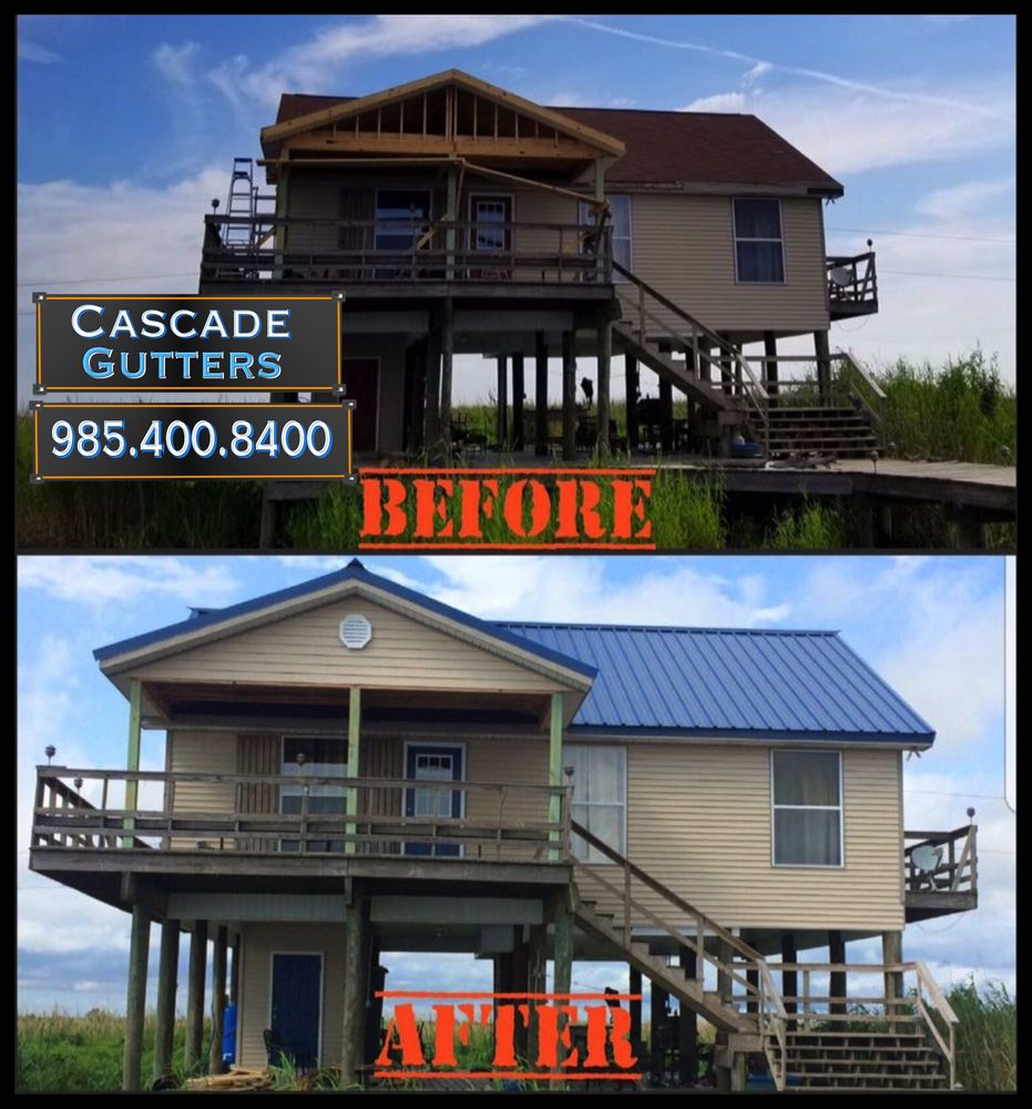 Slide of Cascade Gutters