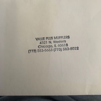 Value Plus Mufflers - Auto Repair Near Me - Chicago, Illinois