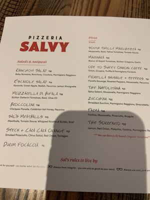 Menu photo 4 Pizzeria Salvy Philadelphia, PA Menu photo 4 Pizzeria Salvy Philadelphia, PA