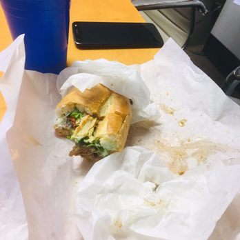 Pearl Novato - I couldn't wait....was too hungry to take a picture first! BBQ Pork Bahn Mi was absolutely delicious!!!!! - Bubble Tea Near Me - Novato, California