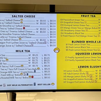 Happy Lemon - Menu - Bubble Tea Near Me - Vacaville, California Happy Lemon - Menu - Bubble Tea Near Me - Vacaville, California