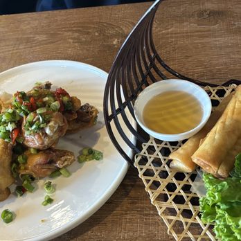 Pho Ao Sen - chicken wings + egg rolls - Vietnamese Near Me - Livermore, California Pho Ao Sen - chicken wings + egg rolls - Vietnamese Near Me - Livermore, California