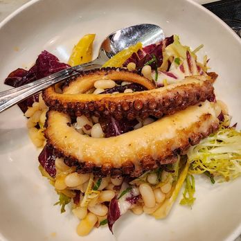 Dell'anima - Grilled octopus. The beans were a pleasant surprise! - Italian Near Me - New York, New York Dell'anima - Grilled octopus. The beans were a pleasant surprise! - Italian Near Me - New York, New York