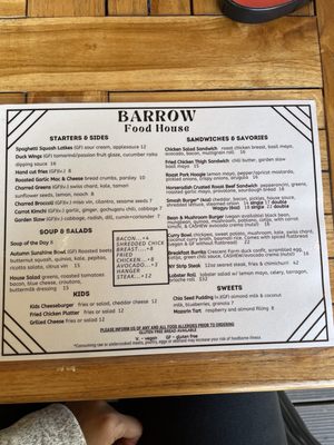 Menu photo 7 Barrow Food House Riverhead, NY Menu photo 7 Barrow Food House Riverhead, NY