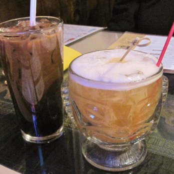Thai House Restaurant - Thai iced coffee and Mai Tai - both were very good. - Thai Near Me - East Brookfield, Massachusetts