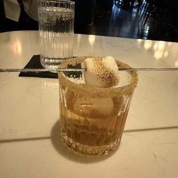 Basin Martini Bar - Autumn's Special Campfire Manhattan - New American Near Me - Klamath Falls, Oregon