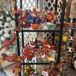 Chastains Flowers & Gifts - We carry a variety of candy arrangements most uniquely made basketball soccer car truck etc.