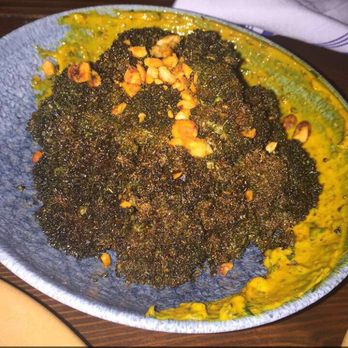 Campfire - Grilled broccoli with peanuts - New American Near Me - Carlsbad, California Campfire - Grilled broccoli with peanuts - New American Near Me - Carlsbad, California