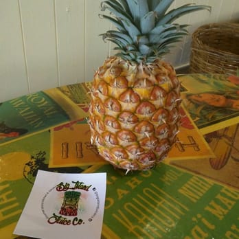 Makani's Magic Pineapple Shack - Sticker and pineapple. You'll find a mini pineapple garden near the back of the store. - Juice Bars & Smoothies Near Me - Hilo, Hawaii