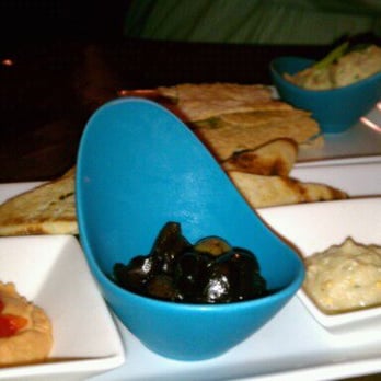 Chef's Table At the Edgewater - Veggie trio in front, smoked fish dip in back. - New American Near Me - Winter Garden, Florida