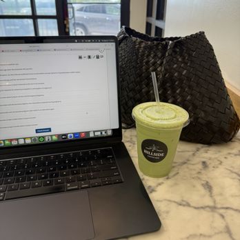 Hillside Coffee Bar - Iced honey lavender matcha with whole milk - Coffee & Tea Near Me - McKinney, Texas Hillside Coffee Bar - Iced honey lavender matcha with whole milk - Coffee & Tea Near Me - McKinney, Texas