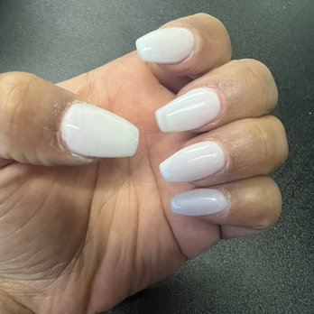 Funny Bunny Nail & Spa - This is a new set. Crooked nails, sides not even for coffin nails. - Nail Salons Near Me - Upland, California Funny Bunny Nail & Spa - This is a new set. Crooked nails, sides not even for coffin nails. - Nail Salons Near Me - Upland, California