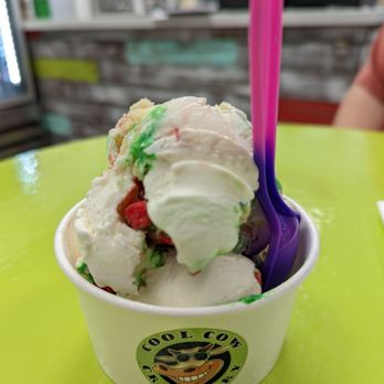 Cool Cow Creamery - Little Debbie Christmas Tree Ice Cream - Ice Cream & Frozen Yogurt Near Me - Kemah, Texas