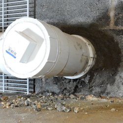 Wright T M Excavating - Look at the crumbing cement under the pipe