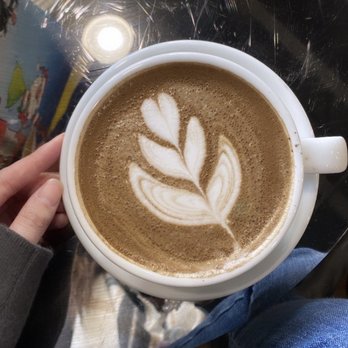 Holos Coffee - Hojicha latte - Coffee & Tea Near Me - Artesia, California Holos Coffee - Hojicha latte - Coffee & Tea Near Me - Artesia, California
