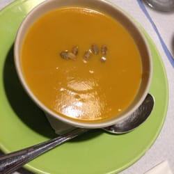 Restaurante Vegetariano Gálgala - Crema de boniato