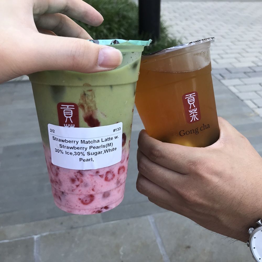 The Spot Mini - Left drink: order is pictured Right drink: medium peach oolong - Poke Near Me - College Park, Maryland The Spot Mini - Left drink: order is pictured Right drink: medium peach oolong - Poke Near Me - College Park, Maryland