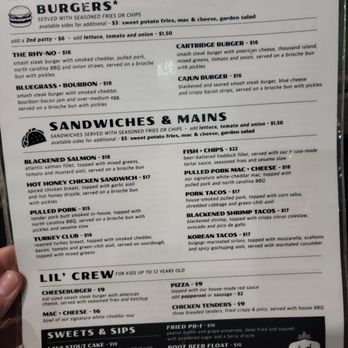 Cartridge Brewing - Menu - Breweries Near Me - Maineville, Ohio