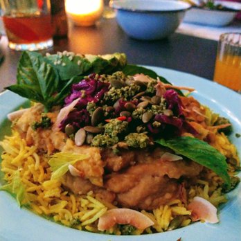 Pharm Table - Kitchiri with red lentils, basil, basmati rice, avocado and a whole bunch of other good stuff! - Cocktail Bars Near Me - San Antonio, Texas Pharm Table - Kitchiri with red lentils, basil, basmati rice, avocado and a whole bunch of other good stuff! - Cocktail Bars Near Me - San Antonio, Texas