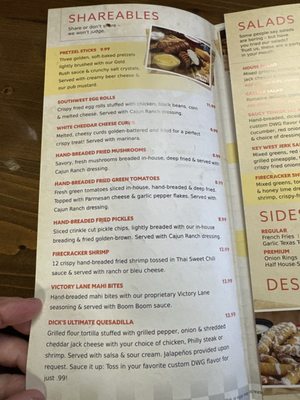 Menu photo 1 Dick's Wings And Grill Starke Starke, FL Menu photo 1 Dick's Wings And Grill Starke Starke, FL
