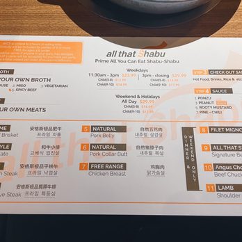 All That Shabu - Menu - Buffets Near Me - Alhambra, California All That Shabu - Menu - Buffets Near Me - Alhambra, California