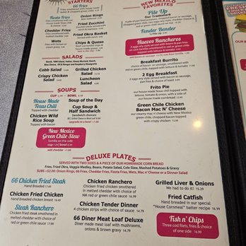 66 Diner - Menu - Diners Near Me - Albuquerque, New Mexico