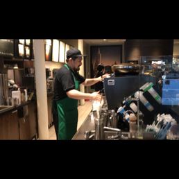 This guy is super fast,the best barista ever!he needs to be the manager here! This guy is super fast,the best barista ever!he needs to be the manager here!