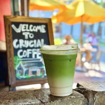 Crucial Coffee Cafe - Matcha Latte - Coffee & Tea Near Me - Saint Augustine, Florida Crucial Coffee Cafe - Matcha Latte - Coffee & Tea Near Me - Saint Augustine, Florida