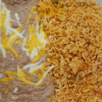 Juniors Tacos - Beans and rice. Mediocre. - Mexican Near Me - Longview, Washington