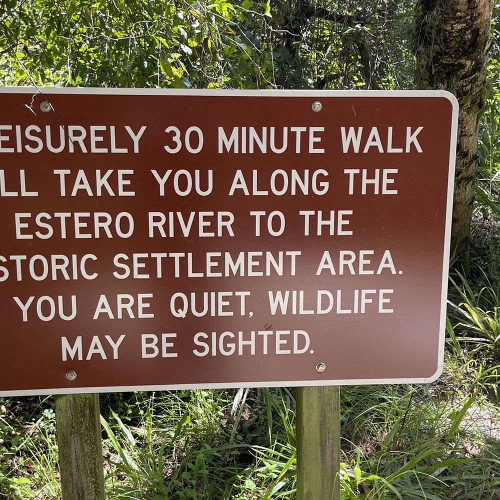 Koreshan State Park - Hiking path entrance - Parks Near Me - Estero, Florida Koreshan State Park - Hiking path entrance - Parks Near Me - Estero, Florida